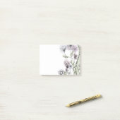 Wilde bloemen post-it® notes (Op bureau)