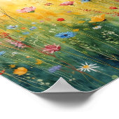 Wilde Bloemen Poster (Hoek)