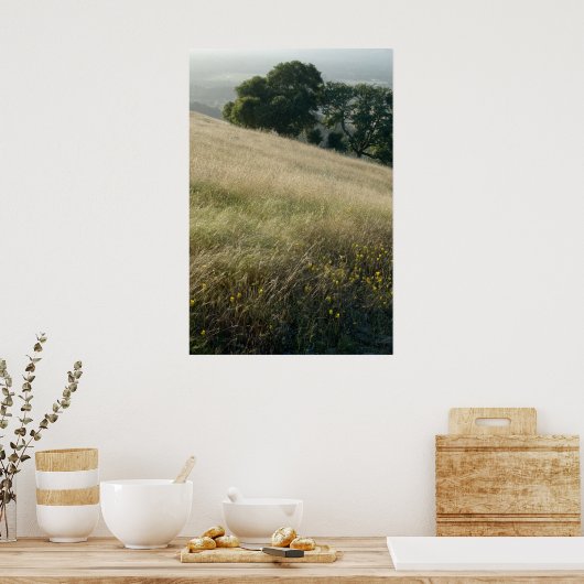 Wilde bloemen poster (Keuken)