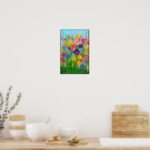 Wilde Bloemen Poster (Keuken)
