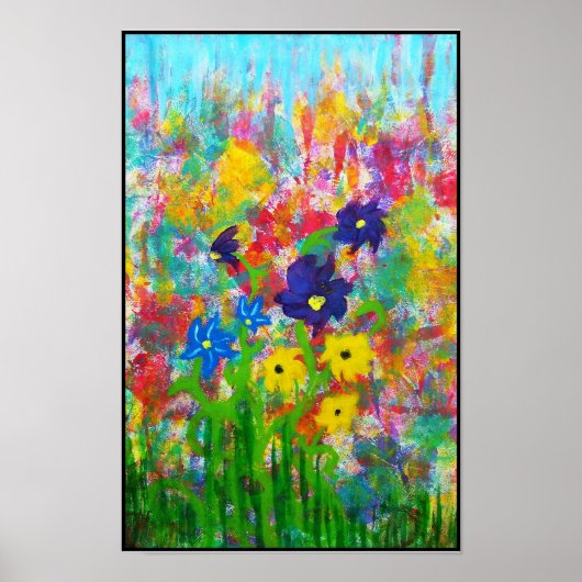 Wilde Bloemen Poster (Voorkant)