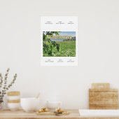 Wilde bloemen poster (Keuken)