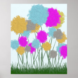  wilde bloemen poster