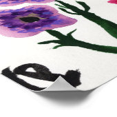 Wilde bloemen poster (Hoek)