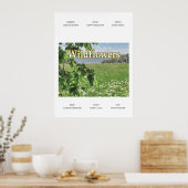 Wilde bloemen poster (Keuken)