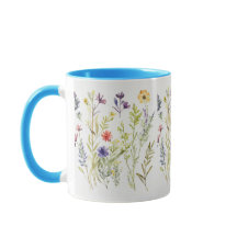 Wilde bloemen. Prachtig display