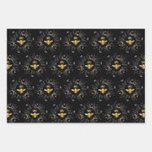 wilde bloemen Queen bijen ontwerp Inpakpapier Vel (Voorkant 2)