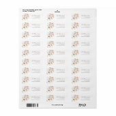 Wilde Bloemen Retouradres Label (Full Sheet)