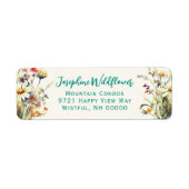 Wilde Bloemen Retouradres Labels (Voorkant)