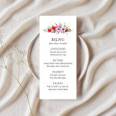 Wilde Bloemen & Romantisch Huwelijksmenu Menu