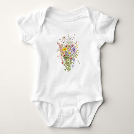 Wilde bloemen romper