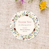 Wilde Bloemen Ronde Sticker