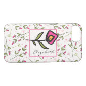 Wilde bloemen - Roze en Oranje Petals - Gepersonal Case-Mate iPhone Case (Achterkant (Horizontaal))