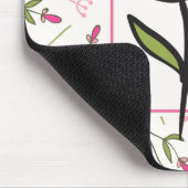 Wilde bloemen - Roze en Oranje Petals - Gepersonal Muismat (Hoek)