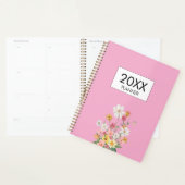 Wilde Bloemen Roze Gepersonaliseerd Planner (Display)