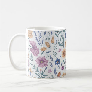 Wilde bloemen - Rustieke charme Koffiemok