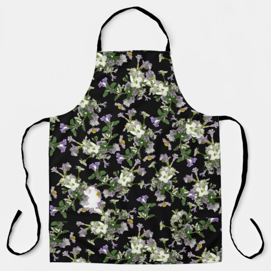 Wilde bloemen schort (Voorkant)