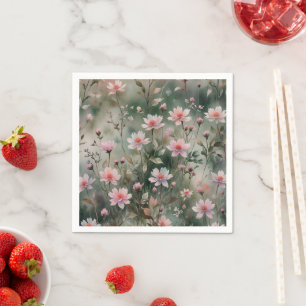 wilde bloemen servet