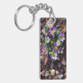 Wilde bloemen sleutelhanger (Voorkant Links)