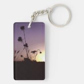 Wilde bloemen sleutelhanger (achterkant)