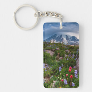 Wilde bloemen sleutelhanger
