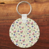Wilde bloemen sleutelhanger (Voorkant)