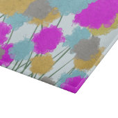  wilde bloemen snijplank (Hoek)