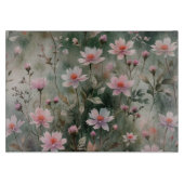  wilde bloemen snijplank (Voorkant)