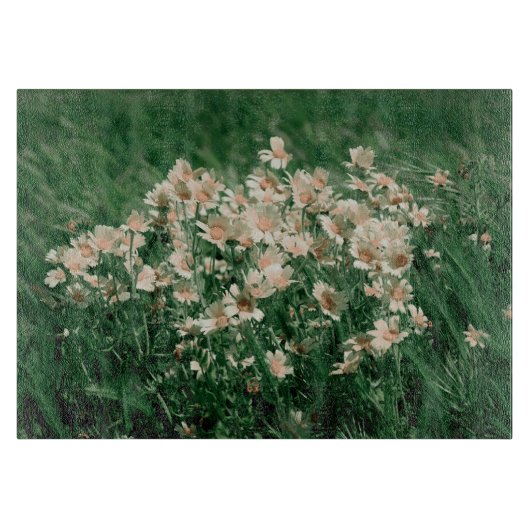 Wilde bloemen snijplank (Voorkant)
