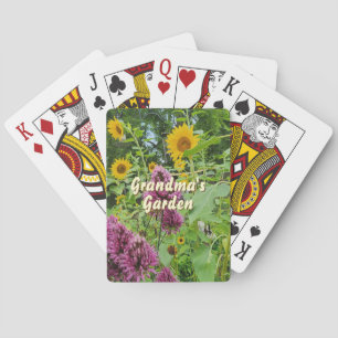 Wilde bloemen speelkaart pokerkaarten