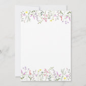 Wilde bloemen, String Lights Glitter 80th Birthday Kaart (Achterkant)