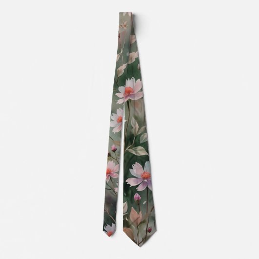 wilde bloemen stropdas (Achterkant)