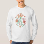 Wilde bloemen t-shirt (Voorkant)