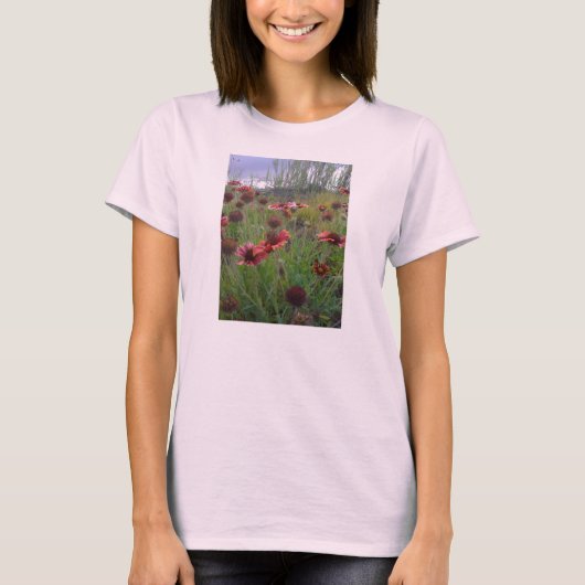 wilde bloemen t-shirt (Voorkant)