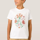 Wilde bloemen t-shirt (Voorkant)