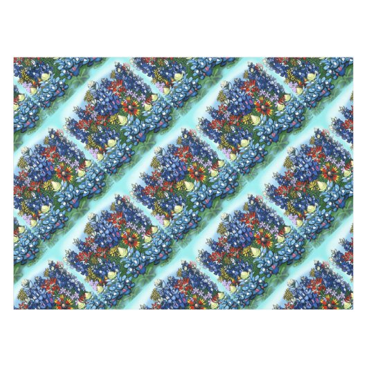 Wilde bloemen tafelkleed (Voorkant (Horizontaal))