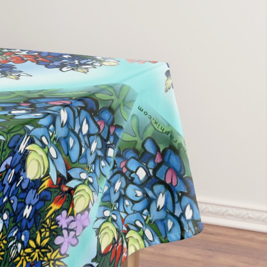 Wilde bloemen tafelkleed (Voorbeeld)