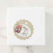 Wilde bloemen - Tarwe Bedankjes Labels (In situ)