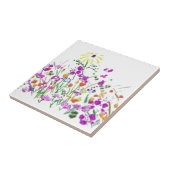 Wilde bloemen tegeltje (Zijkant)