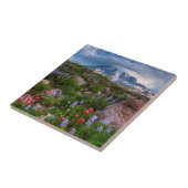 Wilde bloemen tegeltje (Zijkant)