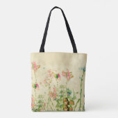 Wilde Bloemen Tekst Tote Bag (Achterkant)