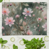  wilde bloemen theedoek (Gevouwen)