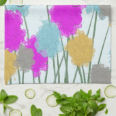 wilde bloemen theedoek (Gevouwen)