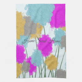 wilde bloemen theedoek