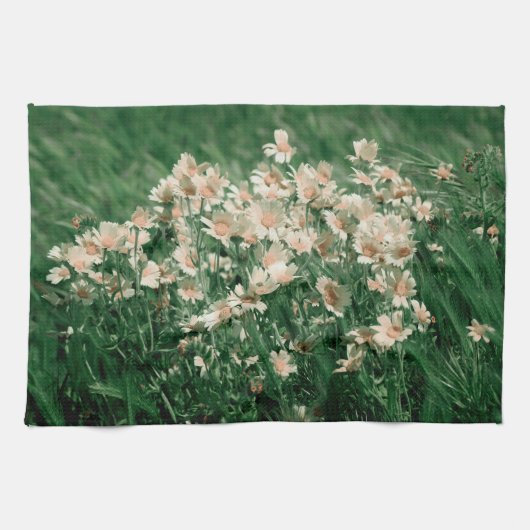 Wilde bloemen theedoek (Horizontaal)