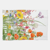 Wilde bloemen theedoek (Horizontaal)