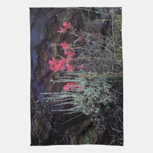 Wilde bloemen theedoek (Verticaal)