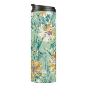 Wilde bloemen thermosbeker (Geroteerd rechts)