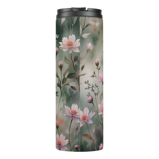 wilde bloemen thermosbeker (Achterkant)