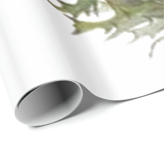  wilde bloemen Thistle Cadeaupapier (Rol Hoek)